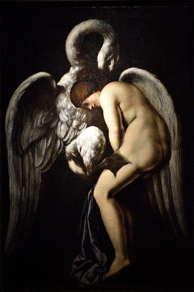 Giovanni Battista Caracciolo - 124, Zeus si trasforma in cigno per sedurre con l’inganno la regina Leda